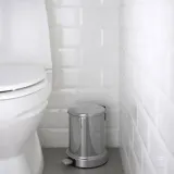 IKEA BROFJÄRDEN (ИКЕА БРОФЙЭРДЕН) — Мусорное ведро, эффект хромирования 4 л — фото 2