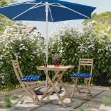 IKEA KLÖSAN (ИКЕА КЛЁСАН) — Подушка на стул садовая, темно-синий 36x32 см — фото 4