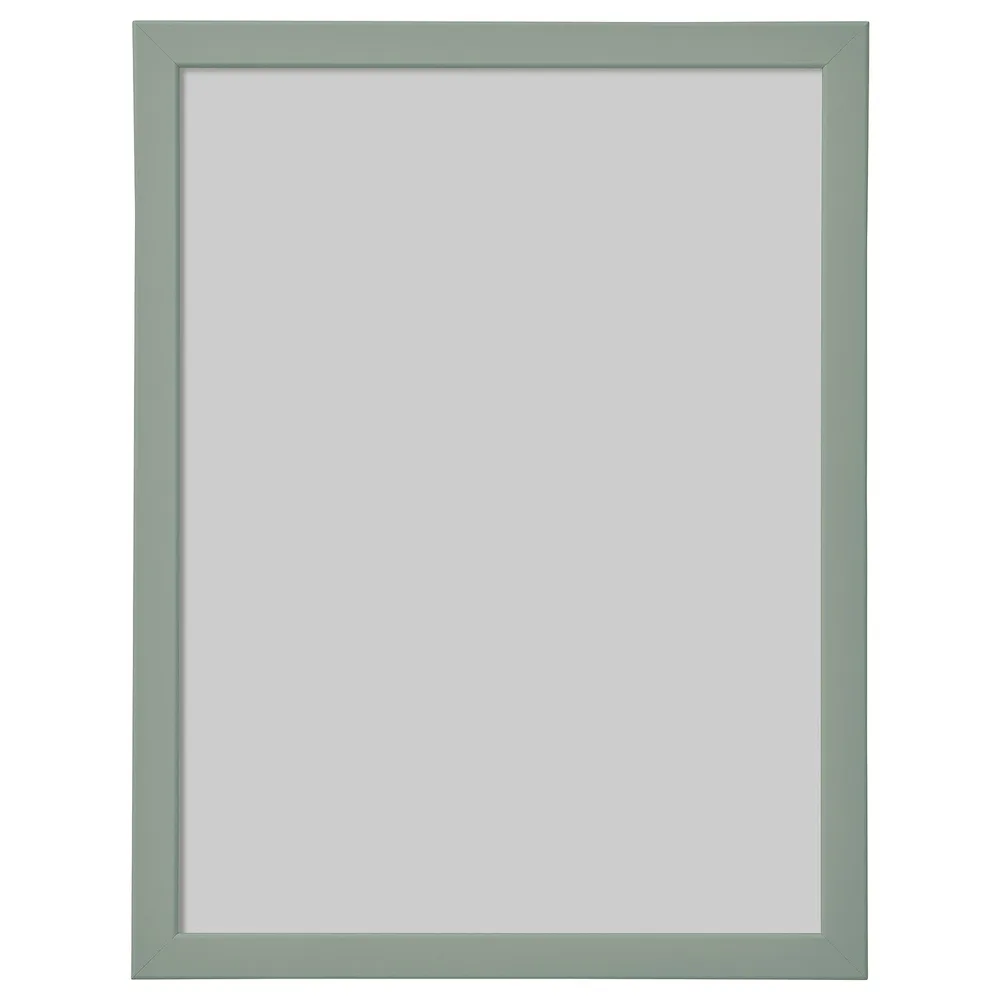 IKEA FISKBO (ИКЕА ФИСКБО) — Рамка, светлый серо-зеленый 30x40 см