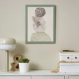 IKEA FISKBO (ИКЕА ФИСКБО) — Рамка, светлый серо-зеленый 30x40 см — фото 2