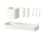 IKEA SKÅDIS (ИКЕА СКОДИС) — Набор аксессуаров, 7 предметов, белый — фото 1