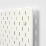 IKEA SKÅDIS (ИКЕА СКОДИС) — Перфорированная панель, белая 36x56 см — фото 2