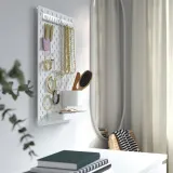 IKEA SKÅDIS (ИКЕА СКОДИС) — Перфорированная панель, белая 36x56 см — фото 3