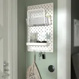 IKEA SKÅDIS (ИКЕА СКОДИС) — Перфорированная панель, белая 36x56 см — фото 5