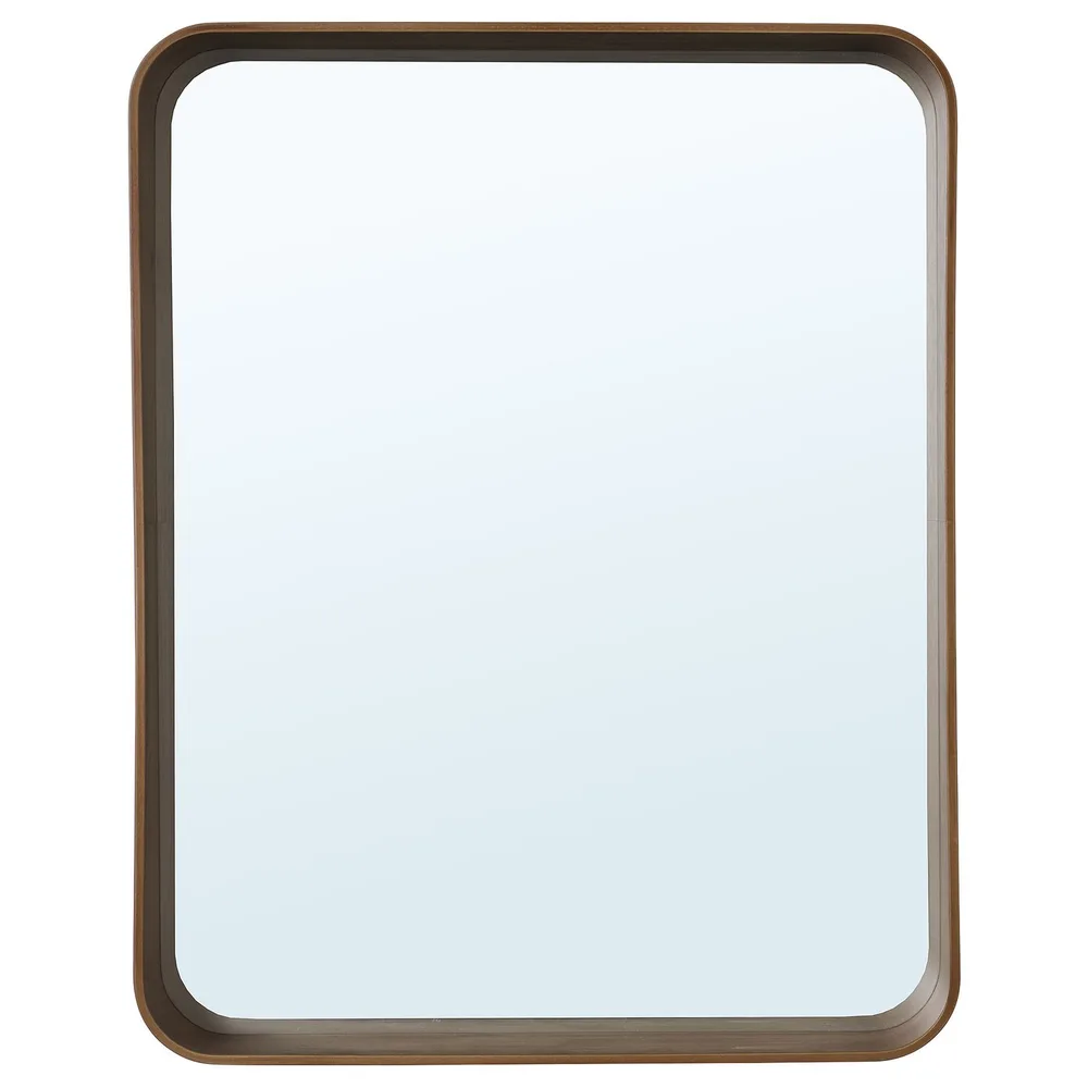 IKEA DVÄRGSYREN (ИКЕА ДВЭРГСИРЕН) — Зеркало, шпон ореха 40x50 см