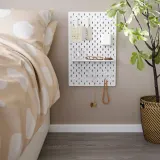 IKEA SKÅDIS (ИКЕА СКОДИС) — Полка выставочная, белая — фото 3