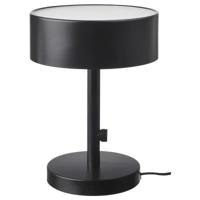 IKEA NYMÅNE (ИКЕА НИМОНЕ) — Лампа настольная, антрацит 33 см