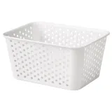 IKEA PLOGSVÄNG (ИКЕА ПЛОГСВЭНГ) — Контейнер, белый 15х20х10 см — фото 1