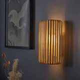 IKEA VARPTROSS (ИКЕА ВАРПТРОСС) — Лампа настенная, стационарное подключение, бамбук 30 см — фото 2