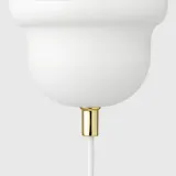IKEA SKIVTOFS (ИКЕА СКИВТОФС) — Подвесной светильник, кремовый/керамика 24 см — фото 5