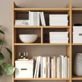 IKEA FJÄDERHARV (ИКЕА ФЙЭДЕРХАРВ) — Коробка с крышкой, белый 25х35х8 см — фото 4