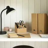 IKEA GÄRDESGÅRD (ИКЕА ГЭРДЕСГОРД) — Органайзер для стола, натуральный 16х16 см — фото 2