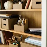 IKEA GÄRDESGÅRD (ИКЕА ГЭРДЕСГОРД) — Органайзер для стола, натуральный 16х16 см — фото 4