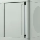 IKEA IVÖSJÖN (ИКЕА ИВЁШЁН) — Напольный шкаф под раковину, с раздвижными дверцами/зелёный 50х33х57 см — фото 5