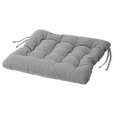 IKEA VIPPÄRT (ИКЕА ВИППЭРТ) — Подушка на стул, тёмно-серый 38x38x6,5 см