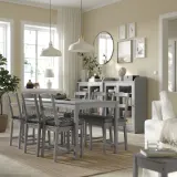 IKEA VIPPÄRT (ИКЕА ВИППЭРТ) — Подушка на стул, тёмно-серый 38x38x6,5 см — фото 2