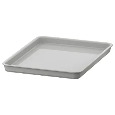 IKEA KUGGIS (ИКЕА КУГГИС) — Крышка, светло-серый 13x18 см