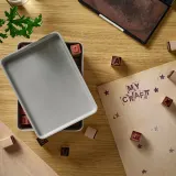 IKEA KUGGIS (ИКЕА КУГГИС) — Крышка, светло-серый 13x18 см — фото 2