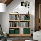 IKEA GJÄTTA (ИКЕА ГЙЭТТА) — Коробка с крышкой, бархат тёмно-зелёный 25x35x20 см — фото 6