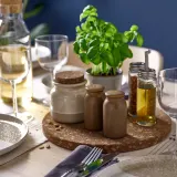 IKEA HEAT (ИКЕА ХЕАТ) — Подставка, тёмно-коричневая 29 см — фото 3