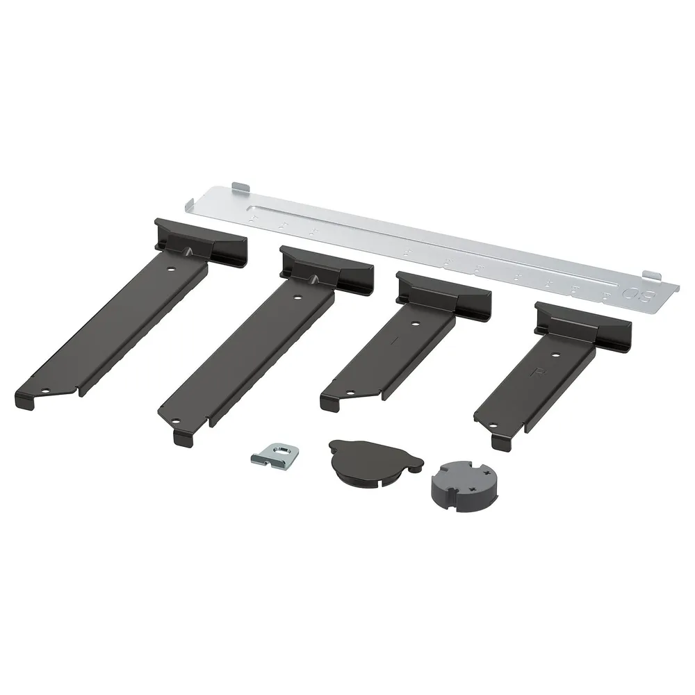 IKEA UTRUSTA (ИКЕА УТРУСТА) — Монтажный комплект для функции выдвижения, чёрно-серый