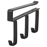 IKEA PÅLYCKE (ИКЕА ПОЛИКЕ) — Крючок на защёлке, антрацит — фото 1