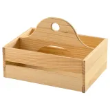 IKEA CHOKLADHAJ (ИКЕА СХОКЛАДХАЙ) — Органайзер настольный, дерево 25x18 см — фото 1