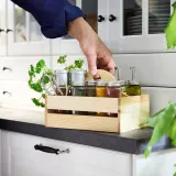 IKEA CHOKLADHAJ (ИКЕА СХОКЛАДХАЙ) — Органайзер настольный, дерево 25x18 см — фото 2
