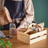 IKEA CHOKLADHAJ (ИКЕА СХОКЛАДХАЙ) — Органайзер настольный, дерево 25x18 см — фото 3