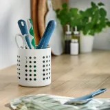 IKEA ORDNING (ИКЕА ОРДНИНГ) — Подставка для столовых приборов, белая 13,5 см — фото 3