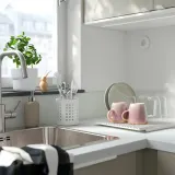 IKEA ORDNING (ИКЕА ОРДНИНГ) — Подставка для столовых приборов, белая 13,5 см — фото 4