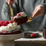 IKEA TILLAGD (ИКЕА ТИЛЛАГД) — Комплект для подачи блюд, 2 предмета, цвет латуни — фото 4