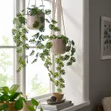 IKEA FEJKA (ИКЕА ФЕЙКА) — Искусственное растение в горшке, для помещения/улицы подвесное/Монстера 9 см — фото 2