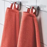 IKEA VÅGSJÖN (ИКЕА ВОГШЁН) — Полотенце маленькое, оранжево-красный 30x30 см — фото 3