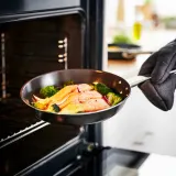 IKEA GULDÖRING (ИКЕА ГУЛДЁРИНГ) — Сковороды, 3 шт., антипригарное покрытие нержавеющая сталь/чёрно-серый — фото 2