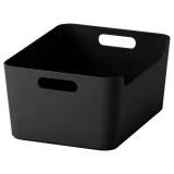 IKEA UPPDATERA (ИКЕА УППДАТЕРА) — Контейнер, антрацит 34x24 см — фото 1