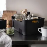 IKEA UPPDATERA (ИКЕА УППДАТЕРА) — Контейнер, антрацит 34x24 см — фото 2