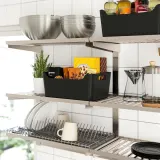 IKEA UPPDATERA (ИКЕА УППДАТЕРА) — Контейнер, антрацит 34x24 см — фото 3