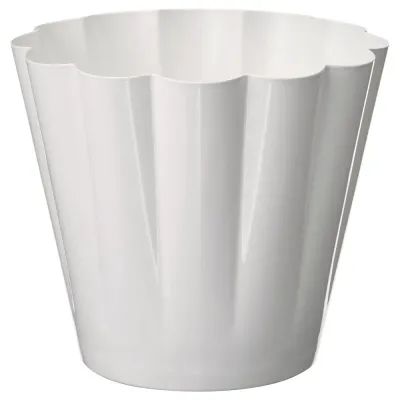 IKEA KVASTSPIREA (ИКЕА КВАСТСПИРЕА) — Кашпо для цветов, для дома/улицы, кремовое 12 см