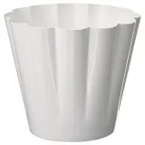 IKEA KVASTSPIREA (ИКЕА КВАСТСПИРЕА) — Кашпо для цветов, для дома/улицы, кремовое 12 см — фото 1