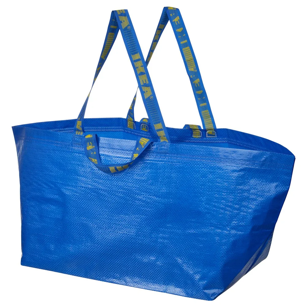 IKEA FRAKTA (ИКЕА ФРАКТА) — Большая сумка, синяя 55x37x35 см/71 л