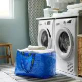 IKEA FRAKTA (ИКЕА ФРАКТА) — Большая сумка, синяя 55x37x35 см/71 л — фото 3