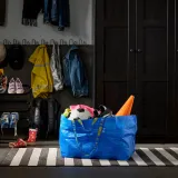 IKEA FRAKTA (ИКЕА ФРАКТА) — Большая сумка, синяя 55x37x35 см/71 л — фото 5