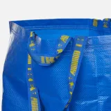 IKEA FRAKTA (ИКЕА ФРАКТА) — Большая сумка, синяя 55x37x35 см/71 л — фото 7