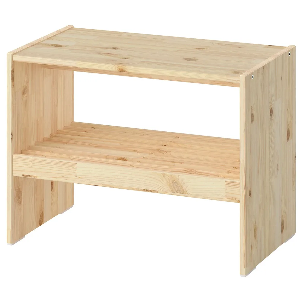 IKEA RAGGBERG (ИКЕА РАГГБЕРГ) — Скамья с полками для обуви, сосна 60x35x45 см