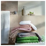IKEA BROKGLIM (ИКЕА БРОКГЛИМ) — Полотенце банное, серое 100x150 см — фото 5
