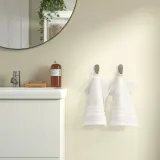 IKEA BROKGLIM (ИКЕА БРОКГЛИМ) — Полотенце для лица, белое 30x30 см — фото 4