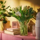 IKEA DOFTRIPS (ИКЕА ДОФТРИПС) — Ваза, прозрачное стекло 18 см — фото 2