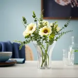 IKEA DOFTRIPS (ИКЕА ДОФТРИПС) — Ваза, прозрачное стекло 18 см — фото 4