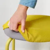 IKEA GULTARP (ИКЕА ГУЛТАРП) — Табурет, светло-жёлтый/Реммарн жёлтый — фото 3